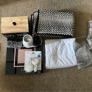 Home Decor Bundle with Black and White Accents